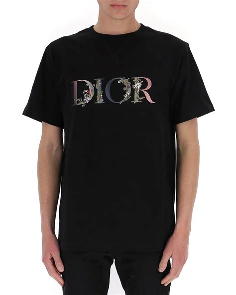 black dior flower shirt|christian Dior shirt black.